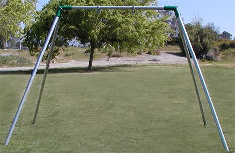 8 Tall Swing Set 1 Bay No Swing Seat — Commercial Swing Sets