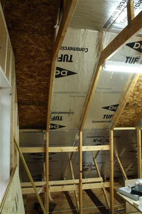 In many vaulted ceiling insulation jobs, rigid foam is a stopping wall in conjunction with foam insulation. Insulating Cathedral Ceiling with Foam Board - Home ...