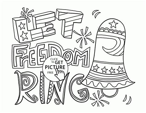 Fourth Of July Printable Coloring Pages Printable Word Searches