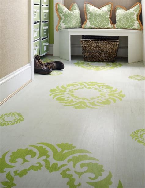 Top 10 Stencil And Painted Rug Ideas For Wood Floors