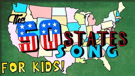 The 50 States Song For Kids Youtube