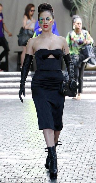 Lady Gaga Narrowly Avoids Wardrobe Malfunction In Tight Cutout Bra