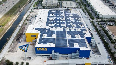 Ikea Installs Massive Solar Panel Array On Miami Dade Store Nbc 6