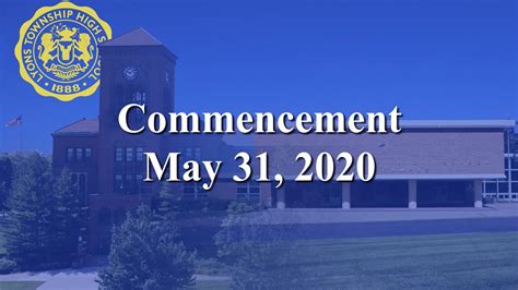 2020 Commencement Lyons Township High School Graduation Youtube