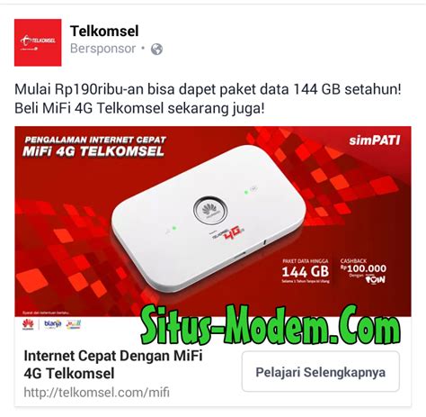 Harga real time update silahkan klik web reporting. Wow Beli Modem MIFI 4G Telkomsel Terbaru, Tanpa Ribet Isi ...