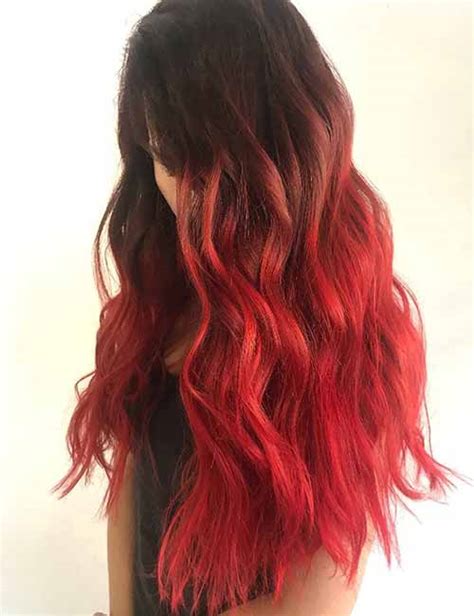 Blazing red hair, red hair is hot, glowing red hair … call it what you will, but this hair type has its own beauty. Hair Color Trends for 2021: Red Ombre Hairstyles - Pretty ...