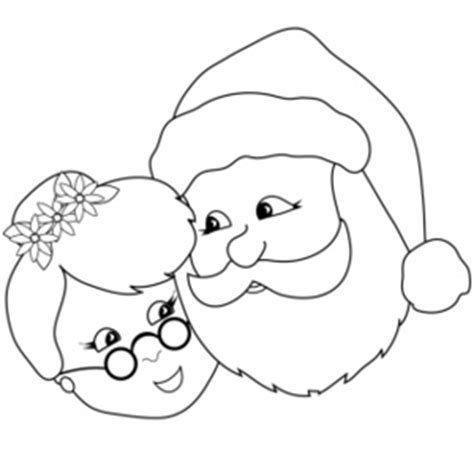 (they live here in nj. santa claus clipart coloring pages - Clipground
