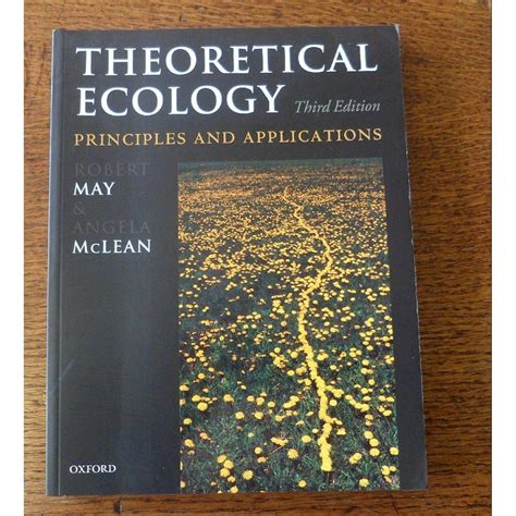 Theoretical Ecology Principles And Applications Oxfam Gb Oxfams