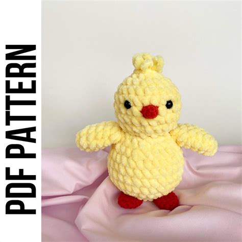 Chick Crochet Pattern Easter Chicken Amigurumi Chick Etsy