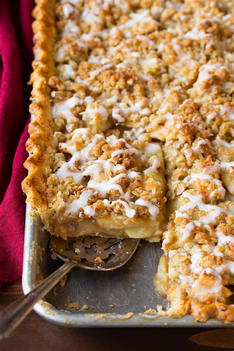 Apple Slab Pie With Crumb Topping Cooking Classy