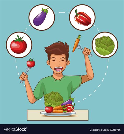 Healthy Diet Cartoon Images