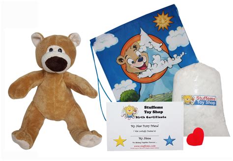 Make Your Own Stuffed Animal 16 Two Tone Teddy Bear Kit No Sew