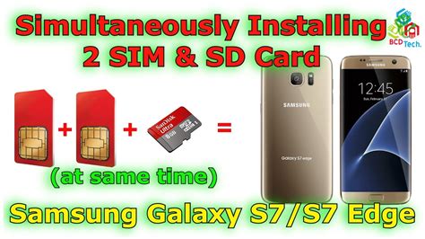 Check spelling or type a new query. Simultaneously using 2 SIM with SD Card in Samsung Galaxy S7 Edge - YouTube