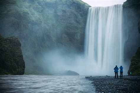Der Wasserfall Skógafoss Viatis Ferienhäuser In Island
