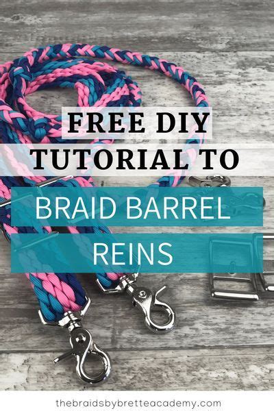 How to make a braided noseband for a horse halter. Tutorial: How to Braid Paracord Reins - Braids By Brette Academy in 2021 | Paracord braids ...