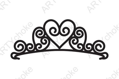 Tiara Crown. SVG File for Cricut Graphic by artychoke.design · Creative