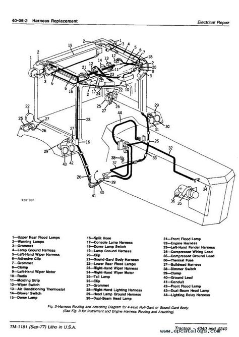 A wiring diagram generally provides details about the relative position and plan of gadgets and also terminals on the gadgets, in order to help in building or servicing the device. JOHN DEERE 4240 WIRING DIAGRAM - Auto Electrical Wiring Diagram