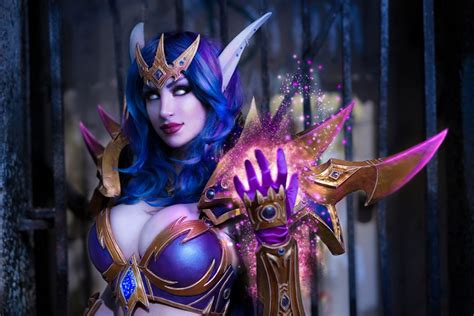 World Of Warcraft Void Elf Heritage Armor By Azura Cosplay Facebook