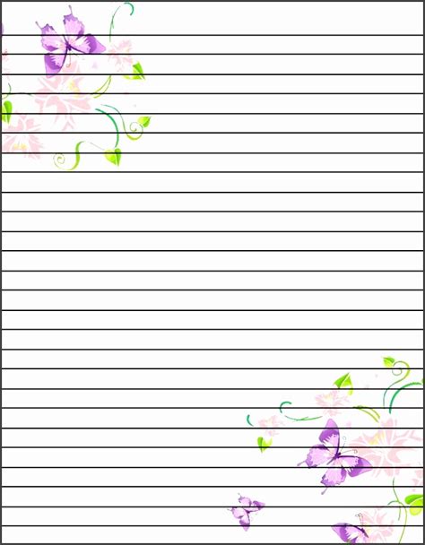 Free Printable Stationery Templates For Word