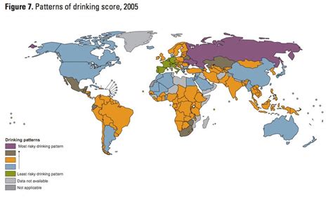 Map Of The Day These Are The Drunkest Countries In The World