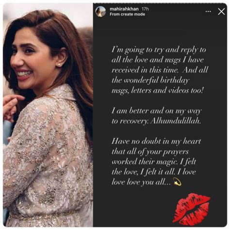 Mahira Khan Thanks Everyone For Making Her Birthday Special