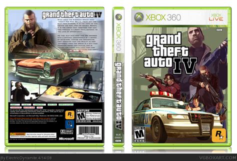 Grand Theft Auto Iv Xbox 360 Box Art Cover By Electricdynamite