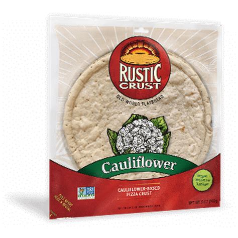 Rustic Crust Cauliflower 12 Pizza Crust 9 Oz Pack Of 8