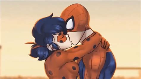 Ladybug Kisses Spiderman For The First Time Miraculous Ladybug Comic