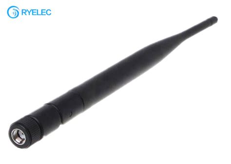 196mm Rubber Whip 24g 2400mhz Wifi High Gain 5dbi Folden Black Antenna