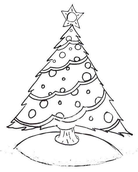 Free Printable Christmas Tree Coloring Sheets Printable Templates