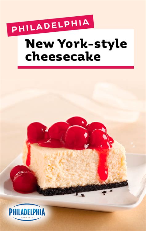 Cheesecake with fresh blackberriesas receitas lá de casa. PHILADELPHIA New York-Style Cheesecake - Create a delicious dessert worthy of ... - PHIL ...