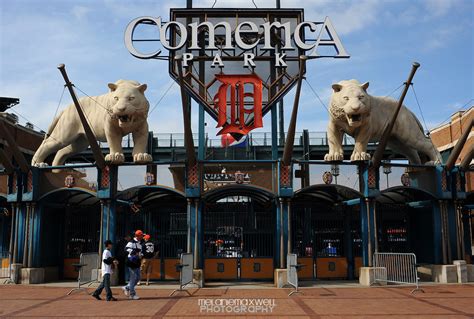 Front Entrance At Comerica Park Melanie Maxwell