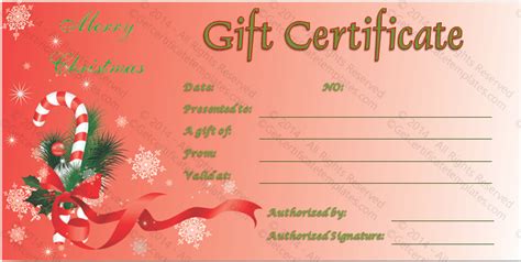 While we're talking about ways to give less traditional gifts, you may also be interested in these free printable feel free to download and print as many gift certificate templates as you would like. Merry Christmas Gift Certificate Template