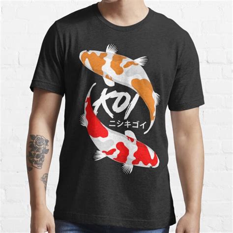Koi Fish Red And Orange T Shirt For Sale By Angelisart Redbubble