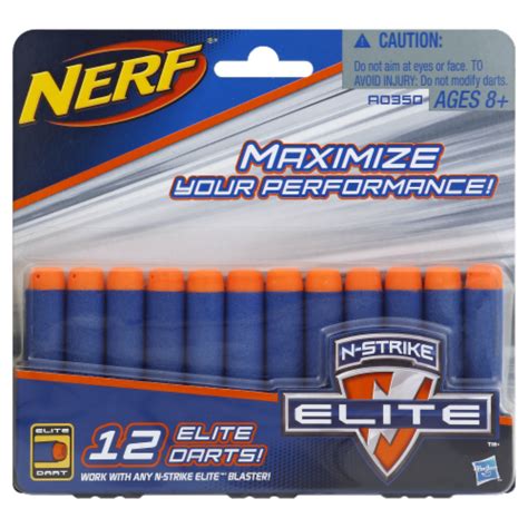 Nerf N Strike Elite Dart Refill 12 Pk Kroger