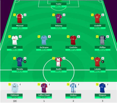 fantasy premier league tips - Rob Reid talks through his ...