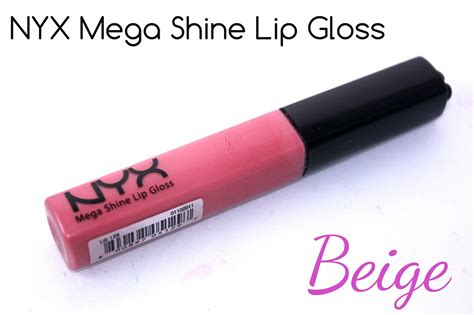 Nyx Mega Shine Lip Gloss Beige Review Swatches And Photos Lip Gloss