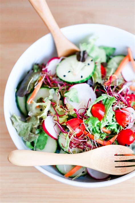 Easy Healthy 10 Minute Green Salad Easy Vegan Recipes
