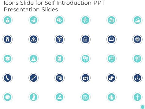 Icons Slide For Self Introduction Ppt Presentation Slides Ppt Summary