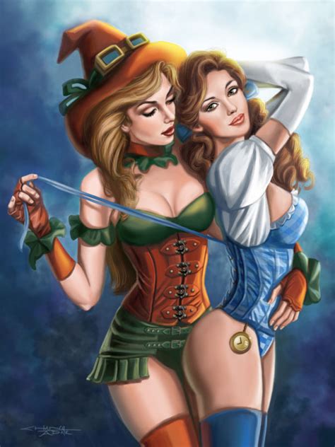 Toon Characters Dorothy Sexy Witch And Dorothy Lustful Lad