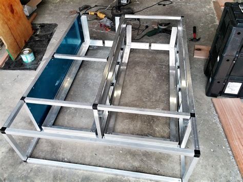 Buying a set of sliding drawers is a quick and easy option, and there is a fistful of great companies that create dynamite drawers that simply drop in. DIY Hilux DC Drawer System - 2015 | Truck bed storage, Ute ...