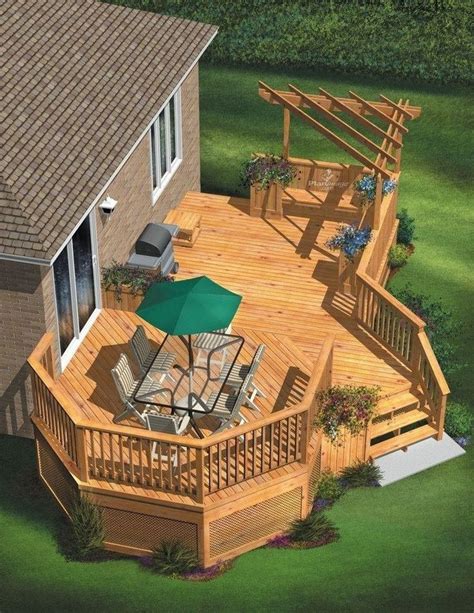 56 Recommended Patio Deck Design Ideas Make Your Home Will So