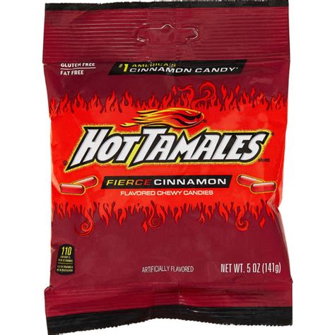hot tamales original peg bag 5 oz all city candy