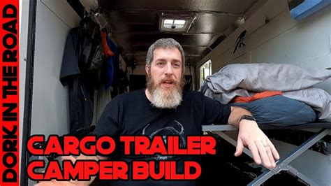 6x12 Cargo Trailer Toy Hauler Camper Conversion Walkthrough Complete