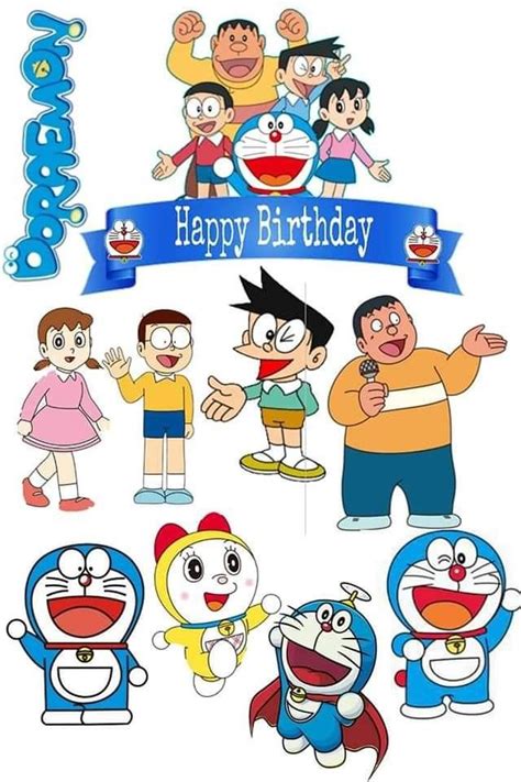 Doraemon Topper Printable