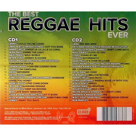 The Best Reggae Hits Ever Cd1 Mp3 Buy Full Tracklist