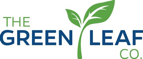 Blue And Green Leaf Logo