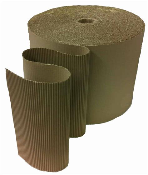 1500mm X 75m Corrugated Paper Cardboard Sheet Rolls Macro Packaging