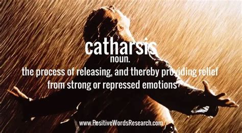 Catharsis ~ Definition And Meaning Positive Words Research