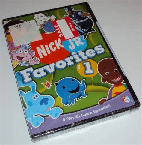 Nick Jr Favorites Vol One Nickelodeon Dvd New Lazytown Blue S Clues Oswald Picclick